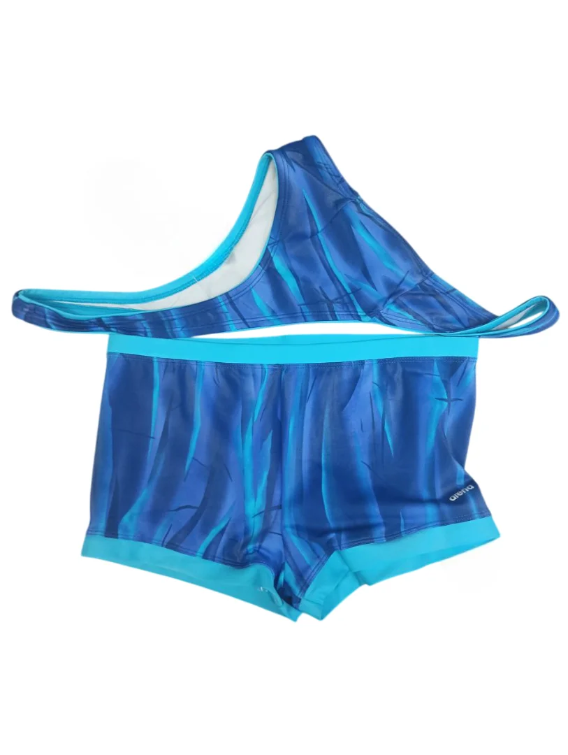 Фото Купальник Arena раздельный голубой 89623 со склада магазина Спортев