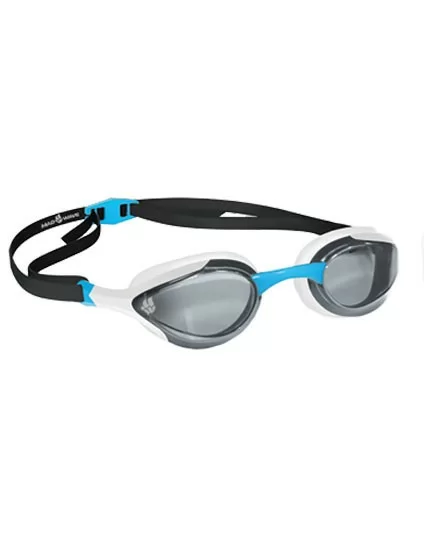 Фото Очки для плавания Mad Wave Alien white/black/azure M0427 27 0 02W со склада магазина Спортев