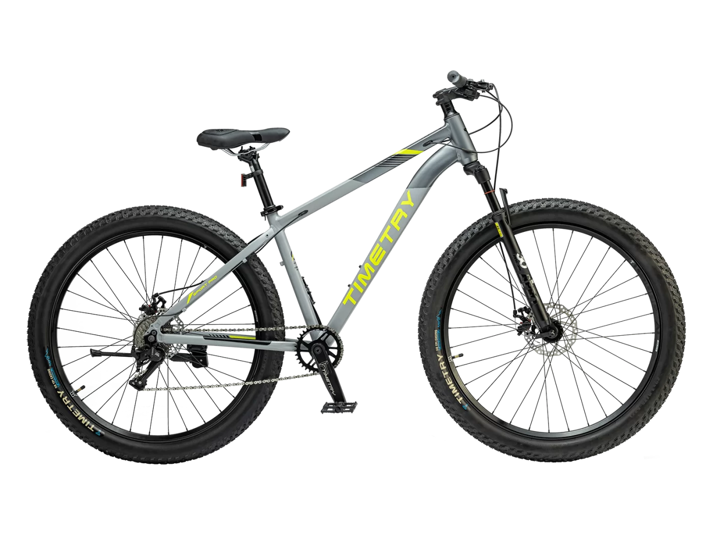 Фото Велосипед Timetry TT299 27.5" 9 скор. серый со склада магазина Спортев