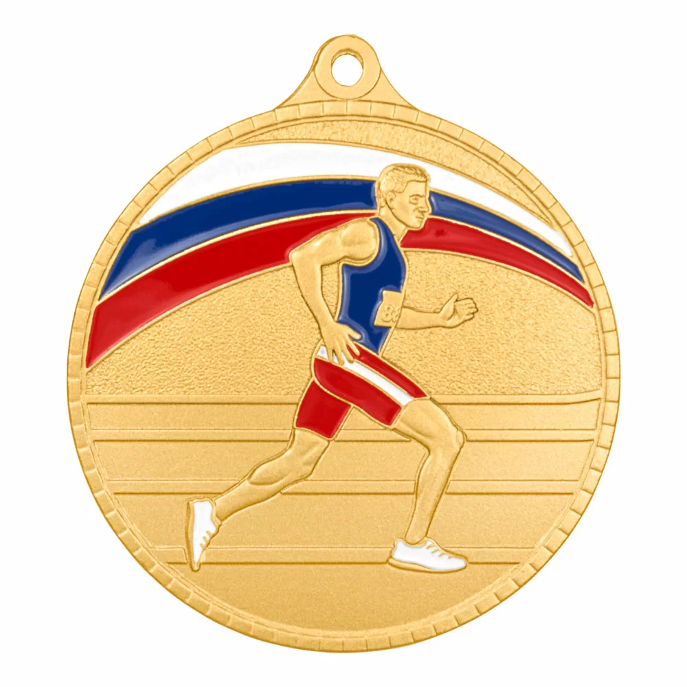 Фото Медаль MZP 592-55/G бег муж (D-55мм, s-2 мм) со склада магазина Спортев