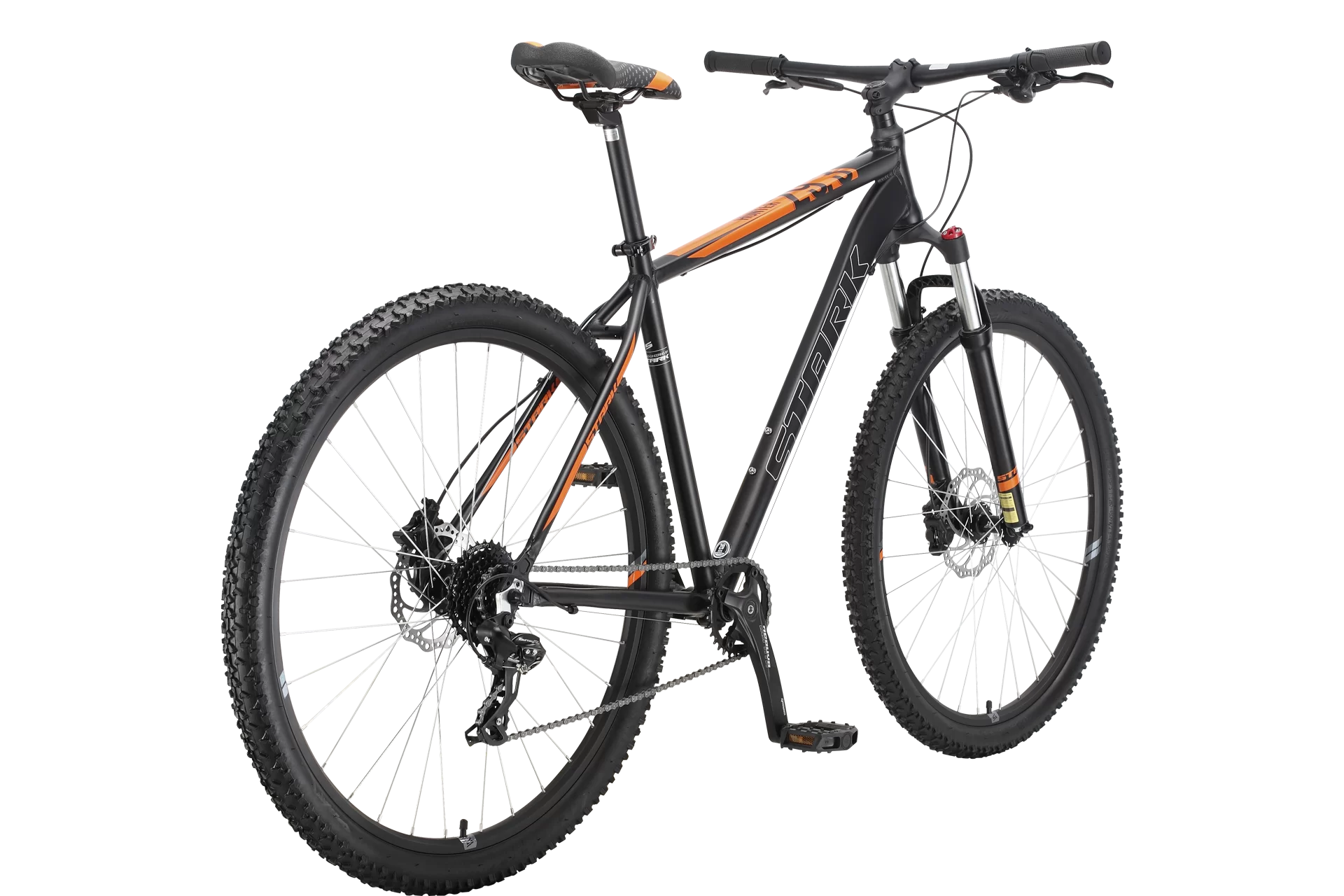 Фото Велосипед Stark Hunter 29 3 HD (2022) черный/оранжевый со склада магазина СпортЕВ
