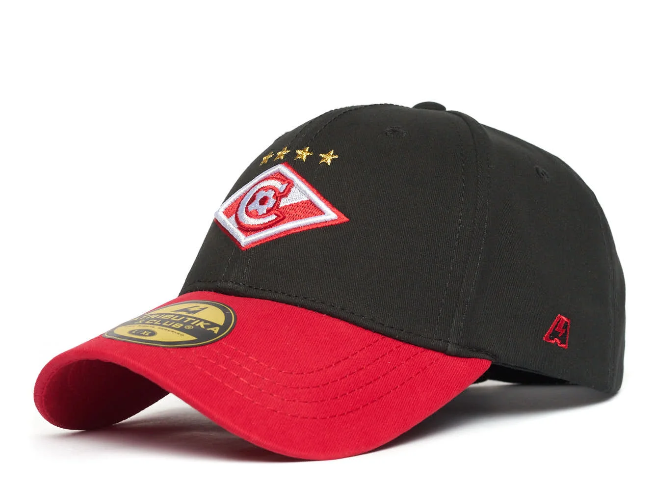 Фото Бейсболка ФК Спартак черная р.55-58 120363 со склада магазина Спортев