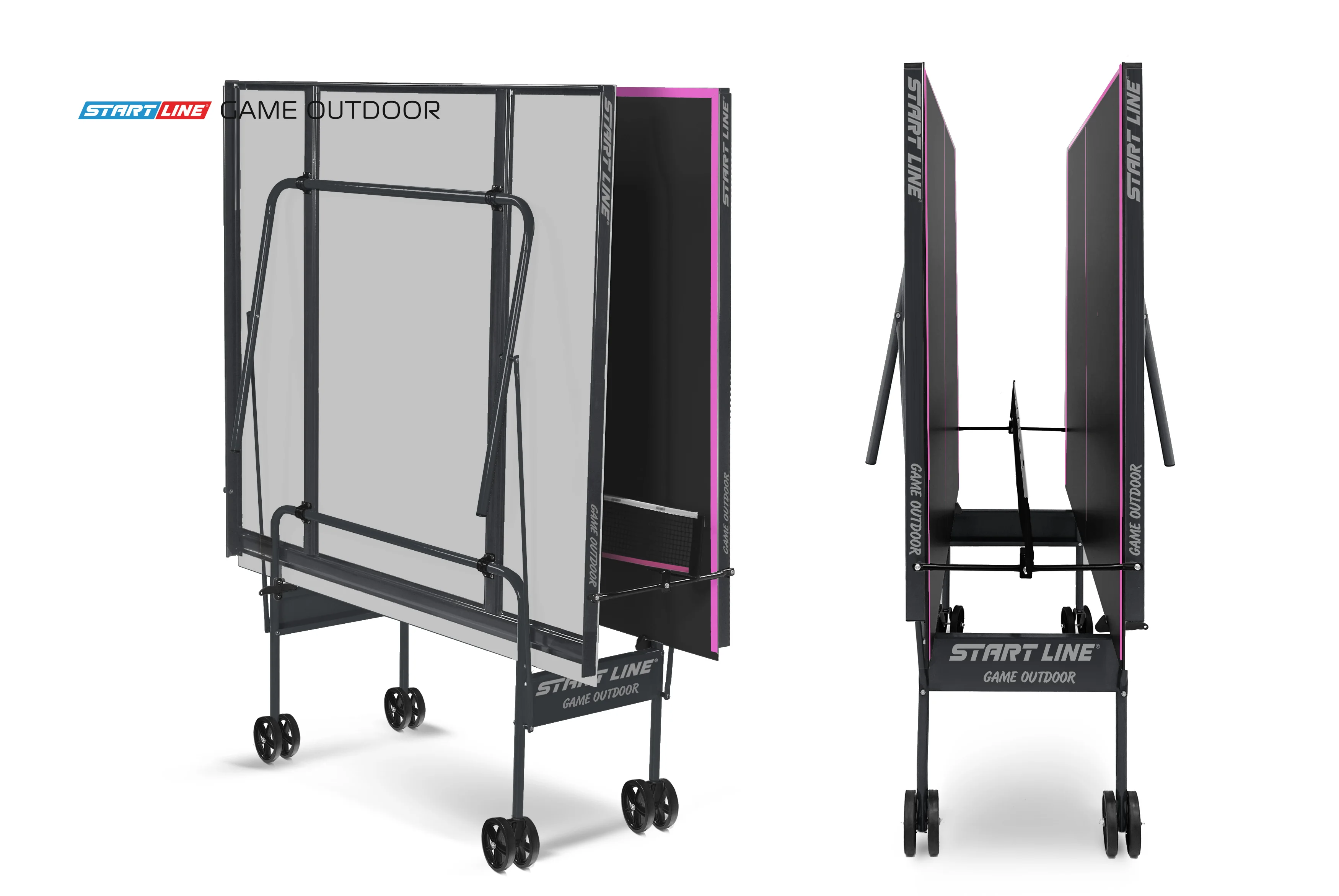 Фото Стол теннисный Game Всепогодный с сеткой Black со склада магазина Спортев