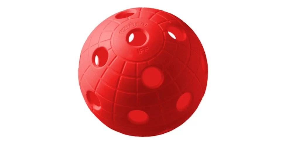 Фото Мяч для флорбола Crater красный 51063 со склада магазина СпортЕВ