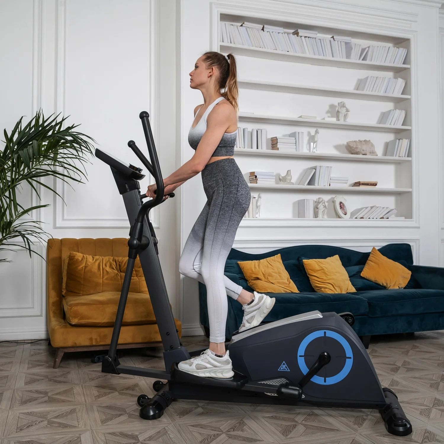 Фото Эллиптический тренажер DFC E95001 магн. со склада магазина Спортев