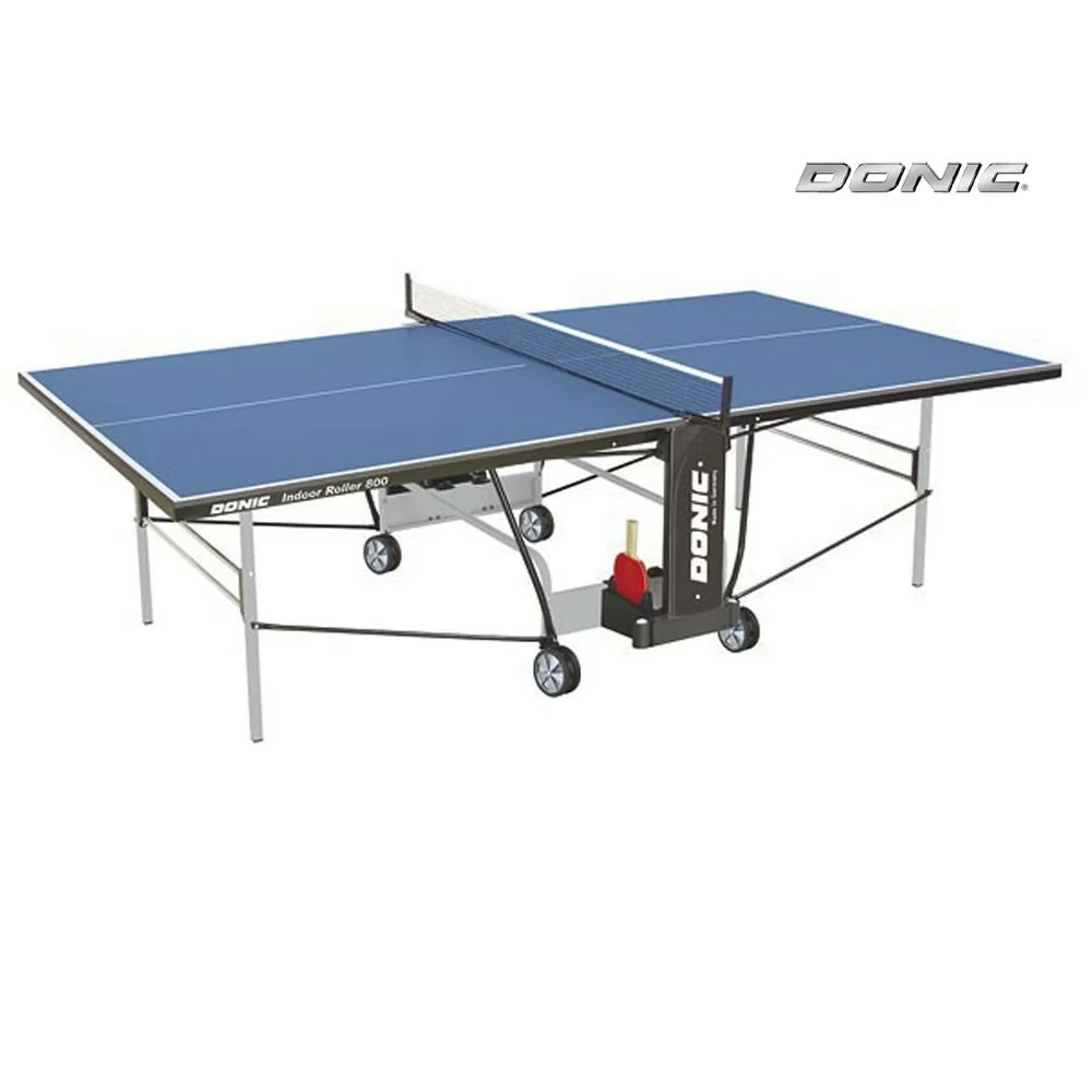 Фото Теннисный стол DONIC INDOOR ROLLER 800 BLUE 230288-B со склада магазина Спортев