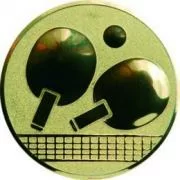 Фото Вставка для медалей D1 A46/G 25 мм настольный теннис со склада магазина Спортев