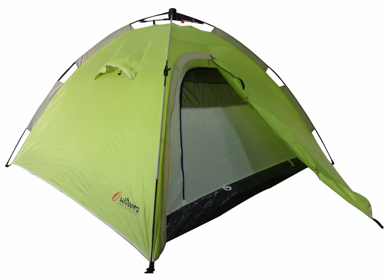 Фото Палатка Outdoors Super Easy III 3-местная зелено-бежевая 63239 со склада магазина СпортЕВ