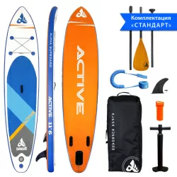 Надувная SUP-доска Сапборд (SUP Board) Active-11.6 Blue