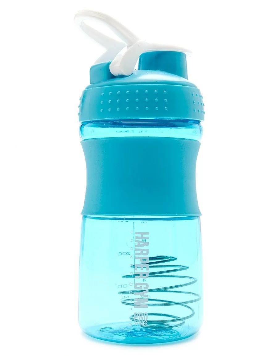 Фото Шейкер Harper Gym Shaker Bottle S19 с венчиком 0.5 л голубой со склада магазина Спортев