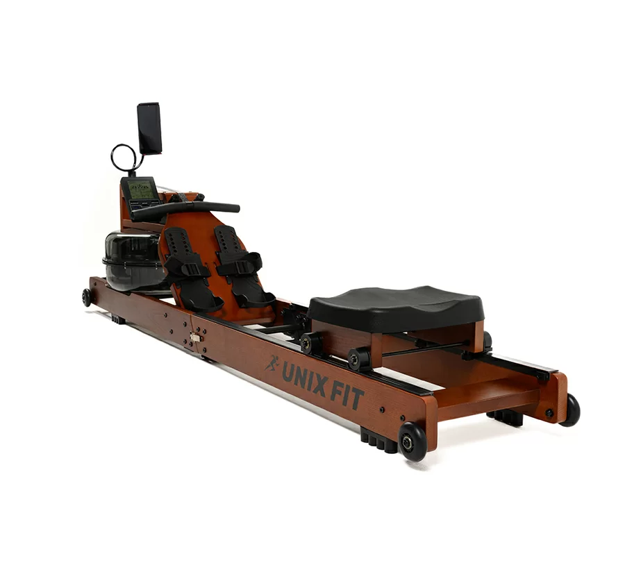 Фото Гребной тренажер UNIX Fit Wood Rower Dark со склада магазина Спортев