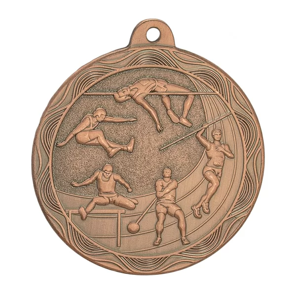 Фото Медаль MZ 67-50/В легкая атлетика (D-50 мм, s-2 мм) со склада магазина Спортев
