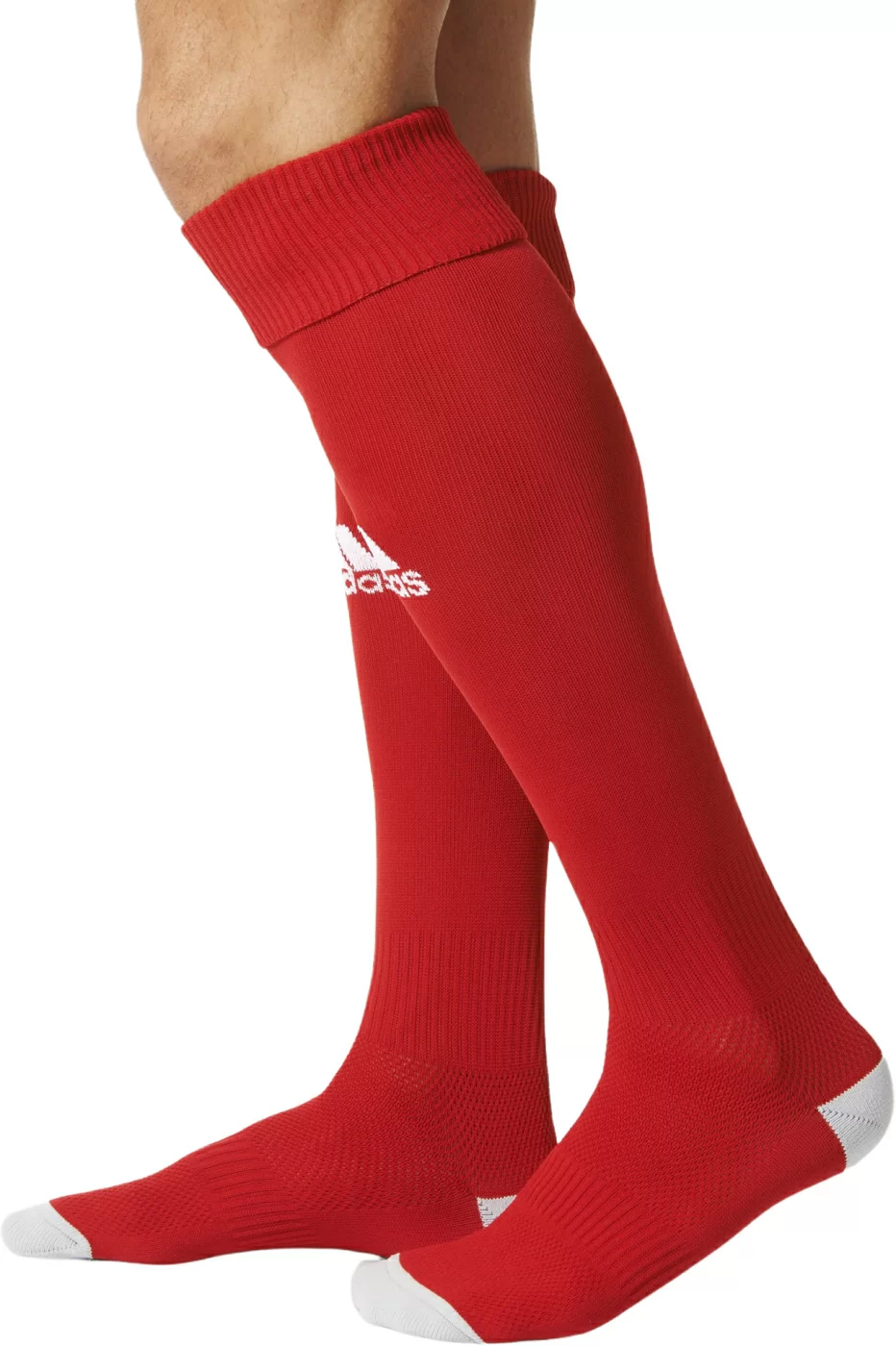Фото Гетры футбольные Adidas Milano 16 Sock красный/белый AJ5906 со склада магазина СпортЕВ