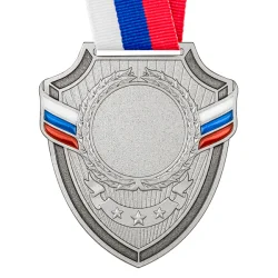 Медаль MZP 558-65/SM (56х65мм, D-25мм, s-2мм) с лентой