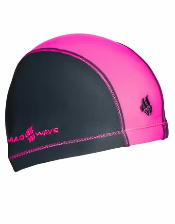 Фото Шапочка для плавания Mad Wave Duotone Lycra grey/pink M0527 02 0 11W со склада магазина СпортЕВ