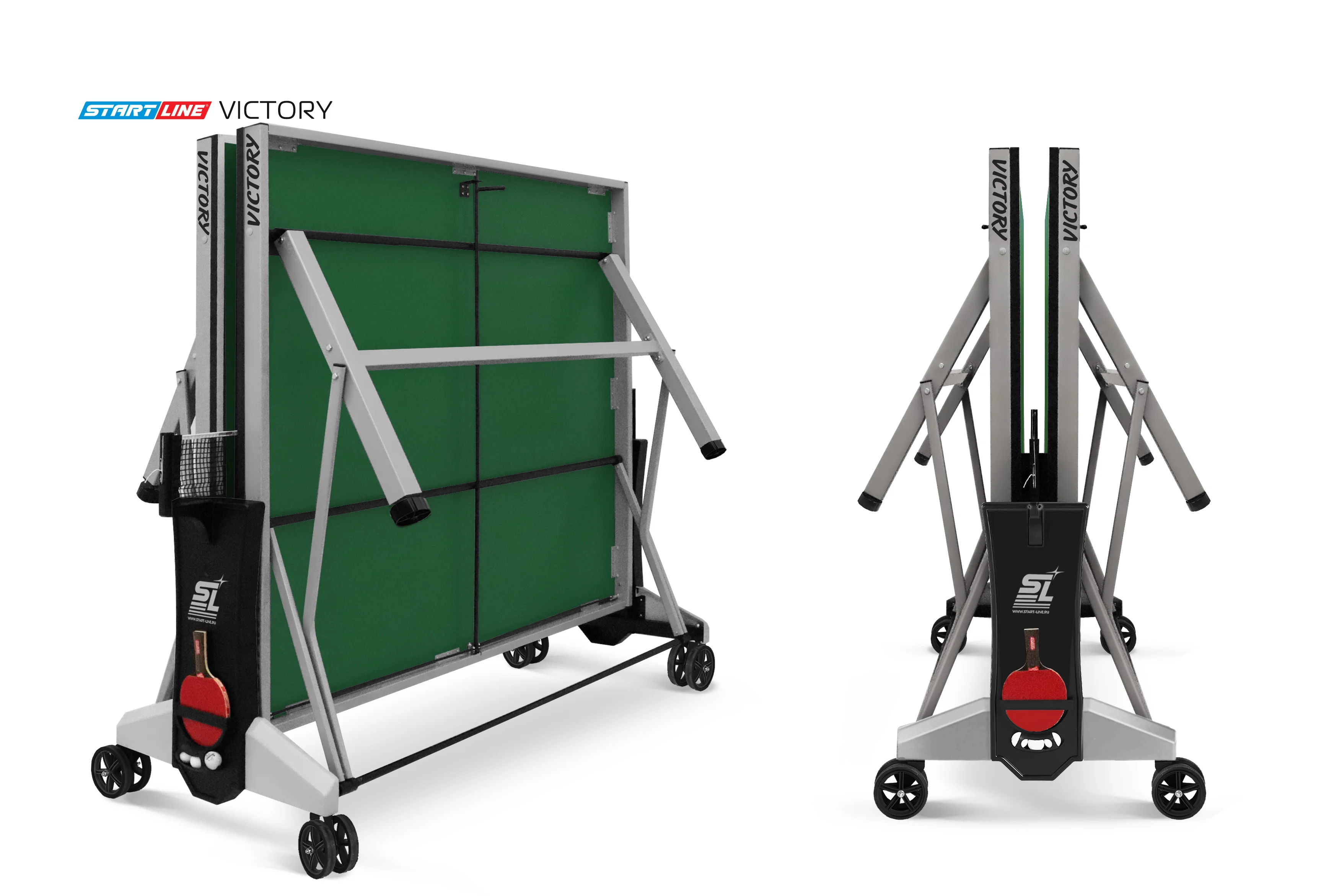 Фото Стол теннисный VICTORY Зелёный со склада магазина Спортев