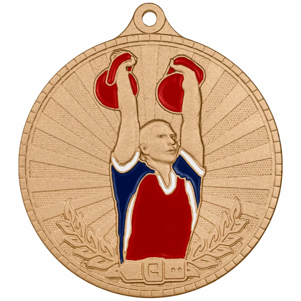 Фото Медаль MZP 622-55/В гиревой спорт (D-55мм, s-2 мм) со склада магазина Спортев
