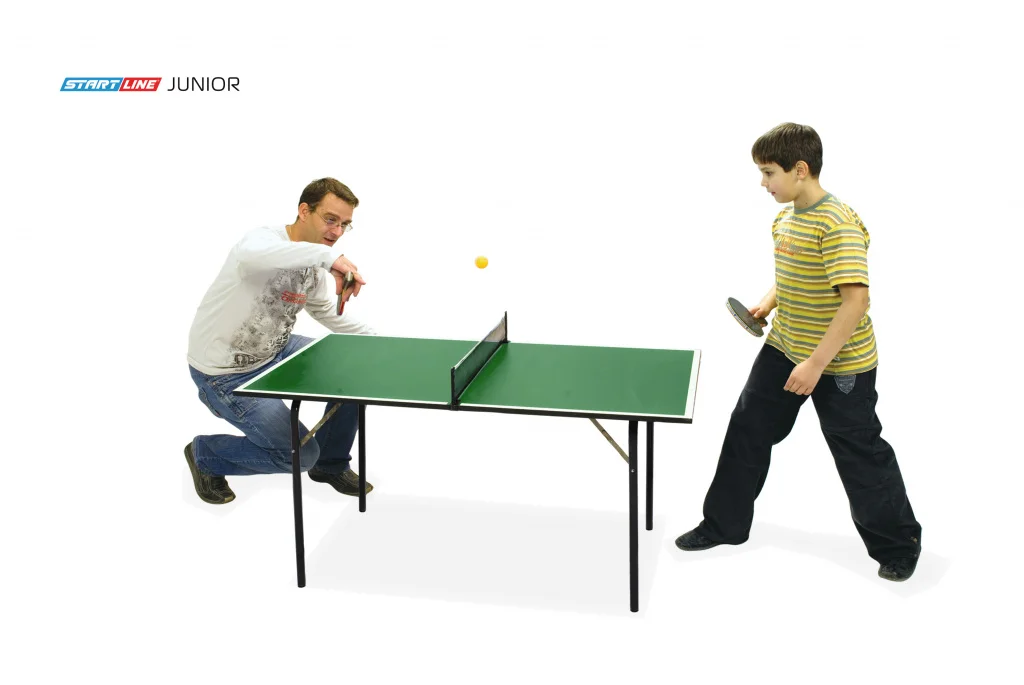 Фото Стол теннисный Junior Зелёный с сеткой со склада магазина Спортев