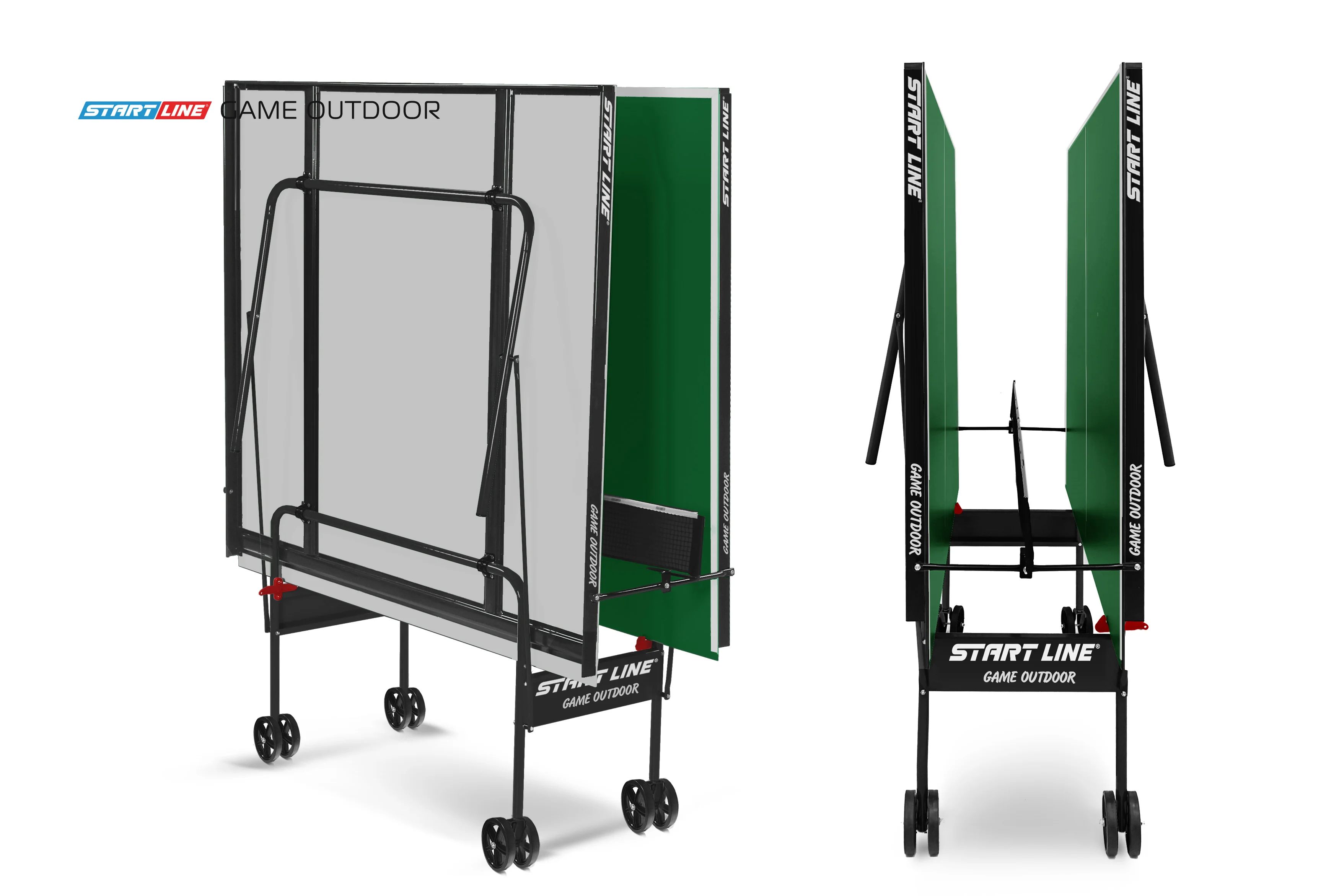 Фото Стол теннисный Game Всепогодный с сеткой Зелёный со склада магазина Спортев