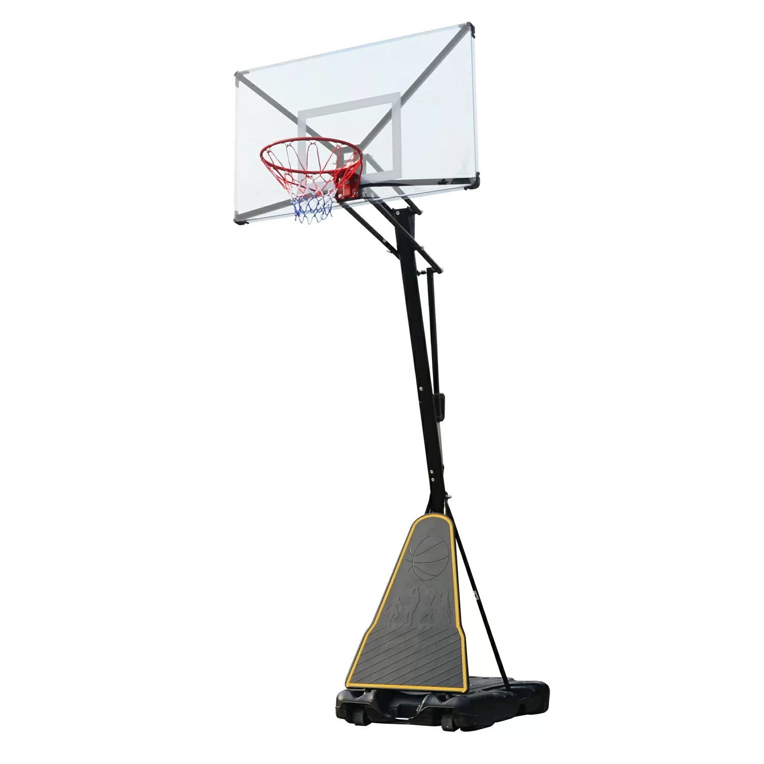 Фото Баскетбольная мобильная стойка DFC STAND54T 136x80см поликарбонат со склада магазина СпортЕВ