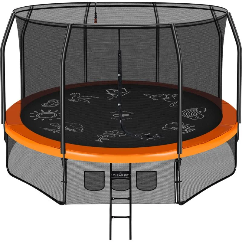 Фото Каркасный батут Clear Fit FamilyHop 14Ft со склада магазина Спортев