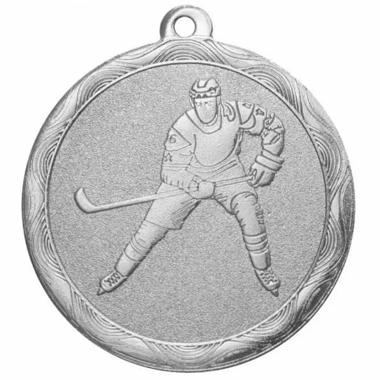 Фото Медаль MZ 74-50/S хоккей (D-50 мм, s-2,5 мм) со склада магазина Спортев