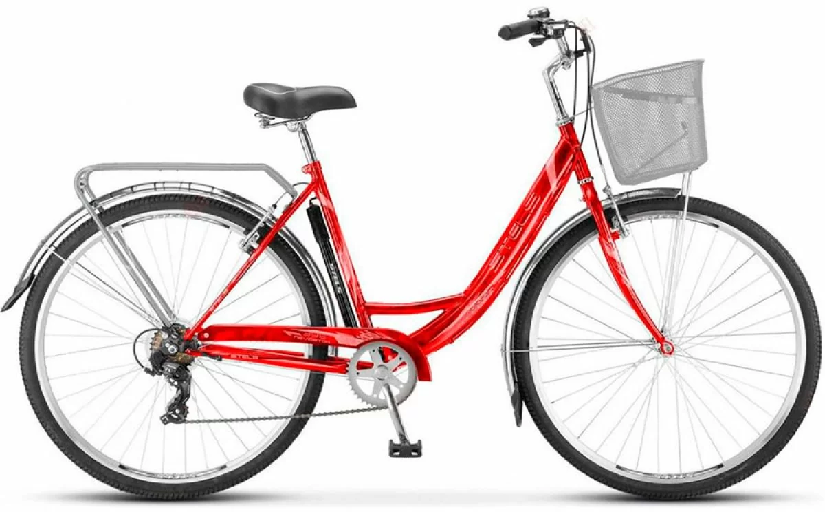Фото Велосипед Stels Navigator-395 28" (2018) красный Z010 со склада магазина Спортев