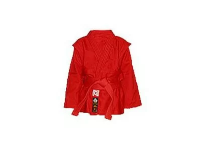 Фото Куртка для самбо Firuz красная со склада магазина СпортЕВ