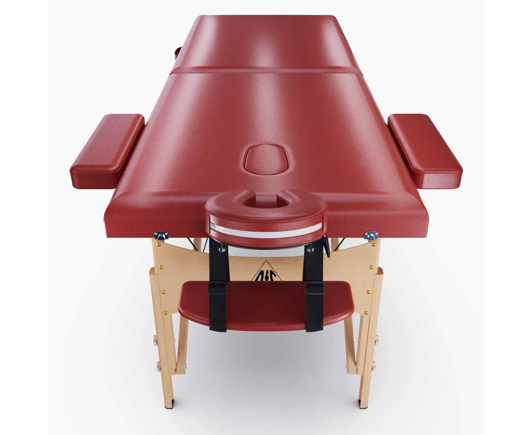 Фото Массажный стол DFC NIRVANA, Optima, дерев. ножки, цвет винный (Wine) TS20110S_W со склада магазина Спортев