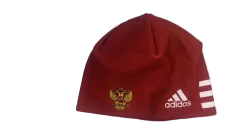 Шапка гоночная с лого Adidas бордовый