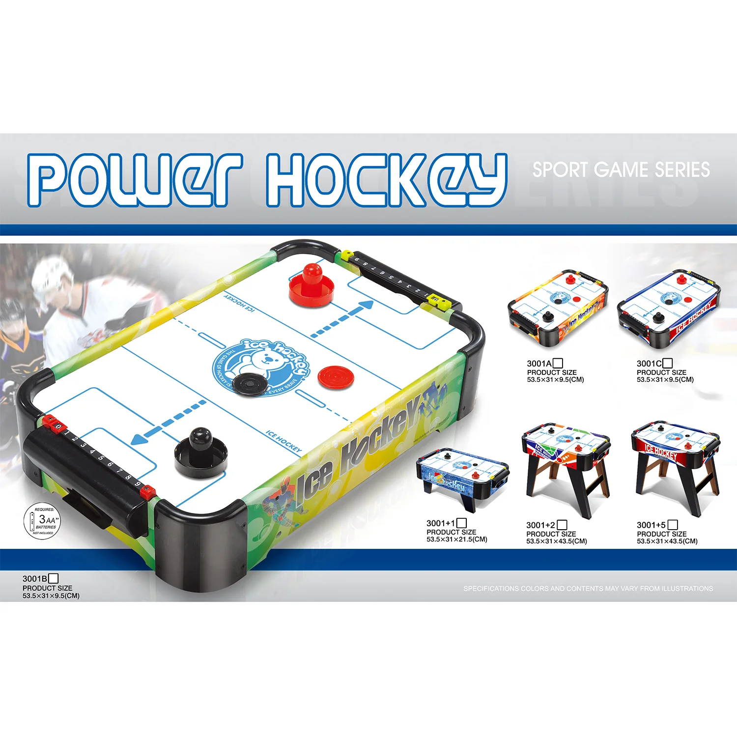 Фото Игровой стол - аэрохоккей DFC SB-AT-3001 со склада магазина Спортев