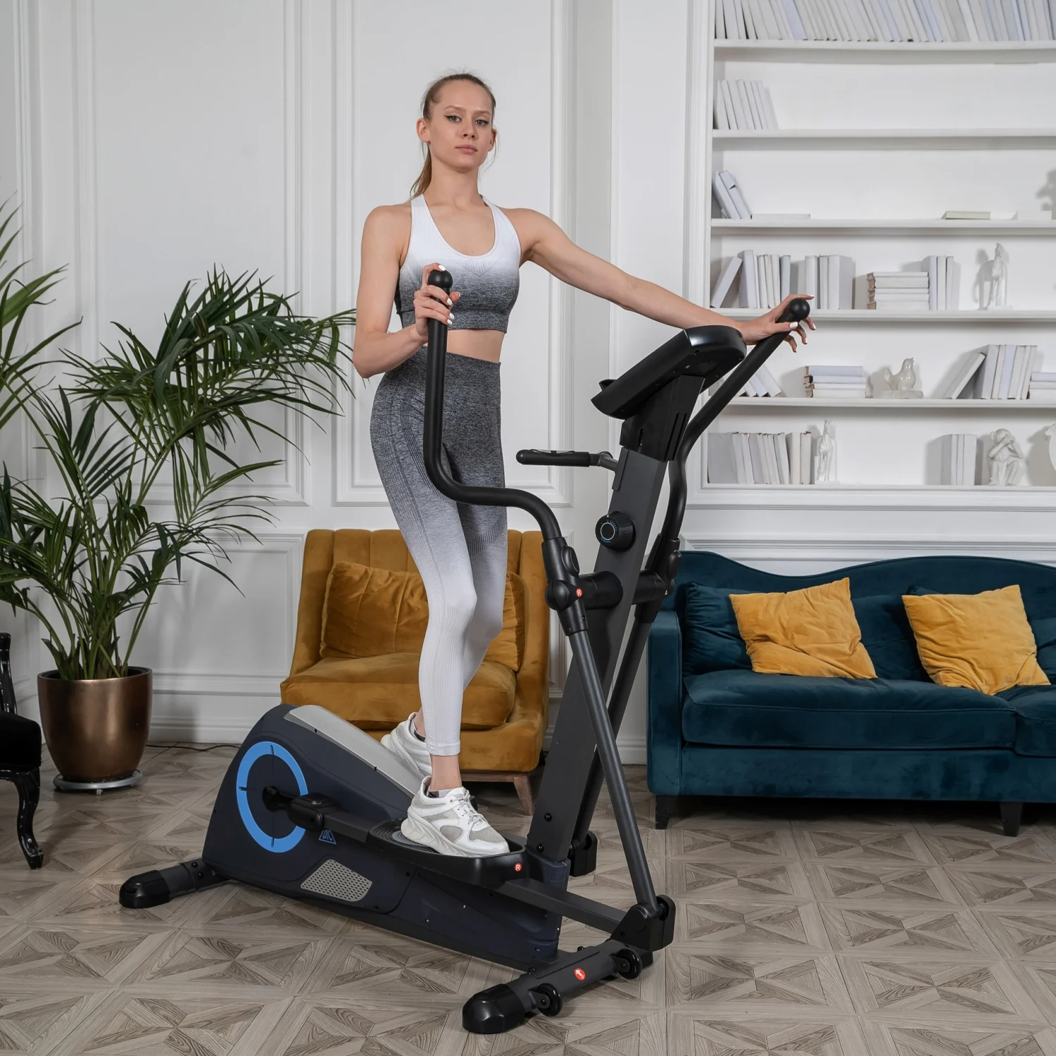 Фото Эллиптический тренажер DFC E95001 магн. со склада магазина Спортев