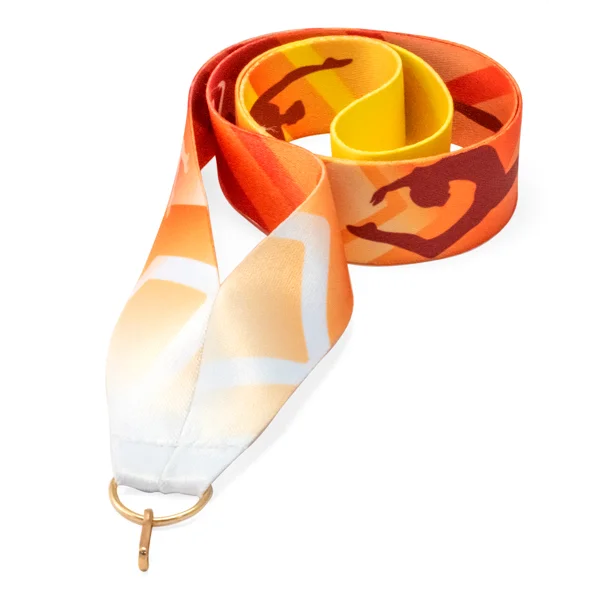 Фото Лента для медали гимнастика (2-сторонняя, 25мм) со склада магазина Спортев