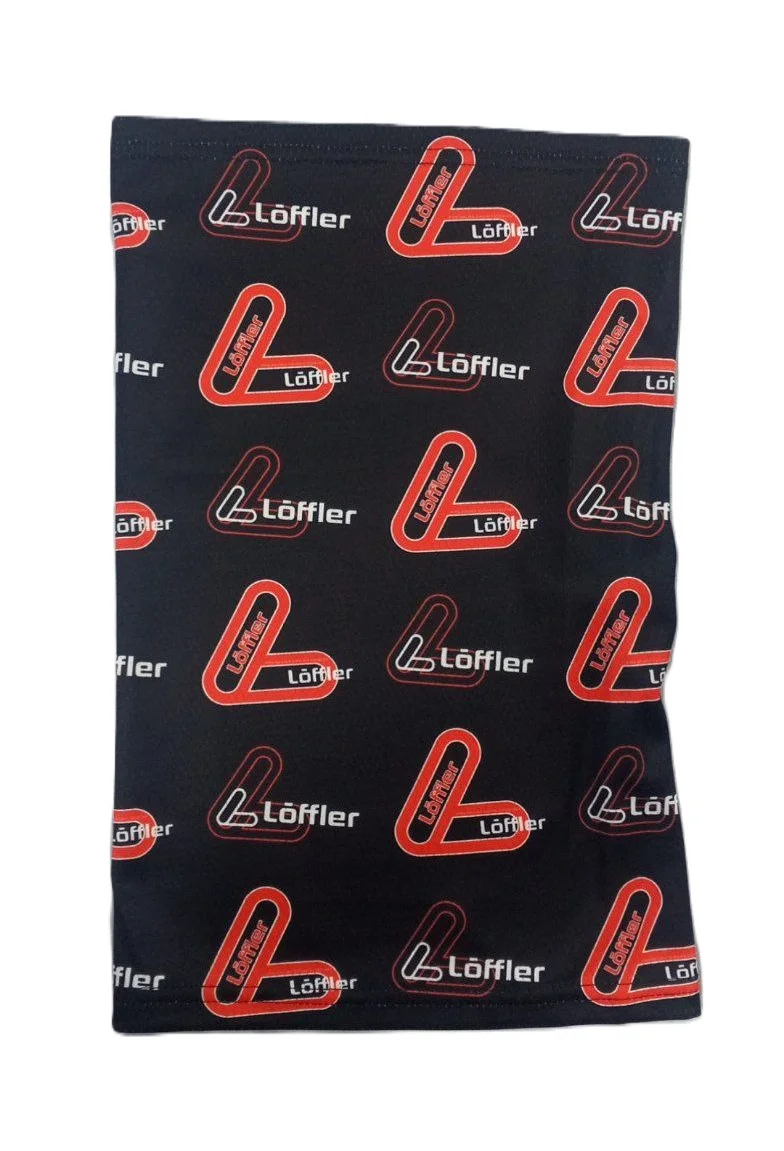Фото Шарф-труба с лого Loffler черный со склада магазина Спортев