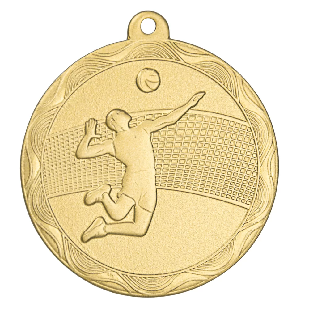Фото Медаль MZ 81-50/GM волейбол (D-50мм, s-2мм) со склада магазина СпортЕВ