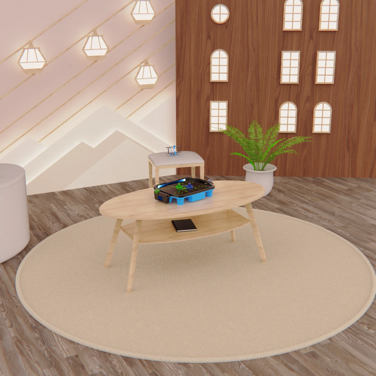 Фото Игровой стол - аэрохоккей DFC SB-AT-2711 со склада магазина Спортев