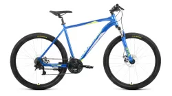 Велосипед Forward Apache 27.5 2.2 D (21ск) (2022) синий/зеленый