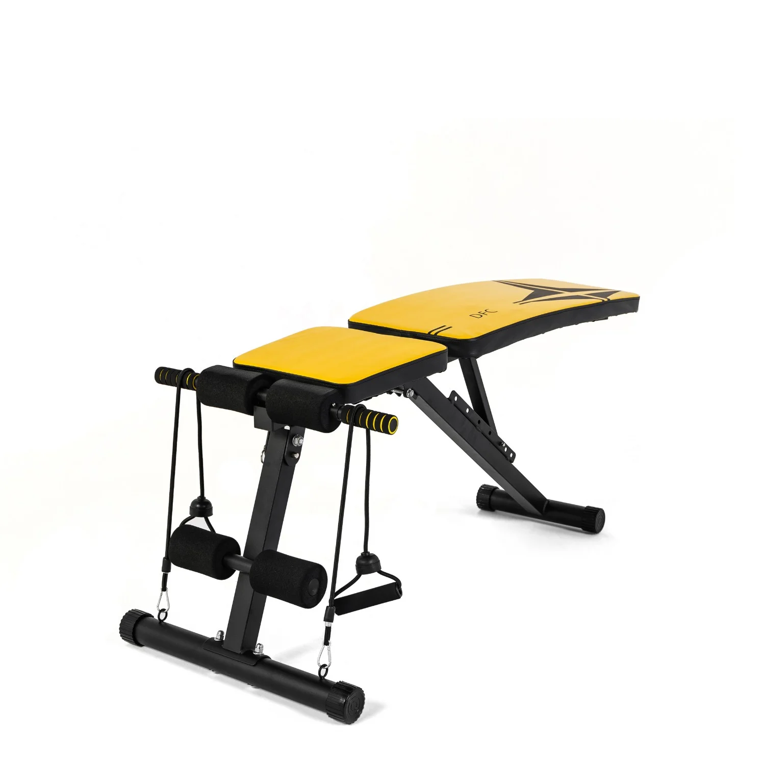 Фото Скамья универсальная с эспандерами DFC D008Y со склада магазина Спортев