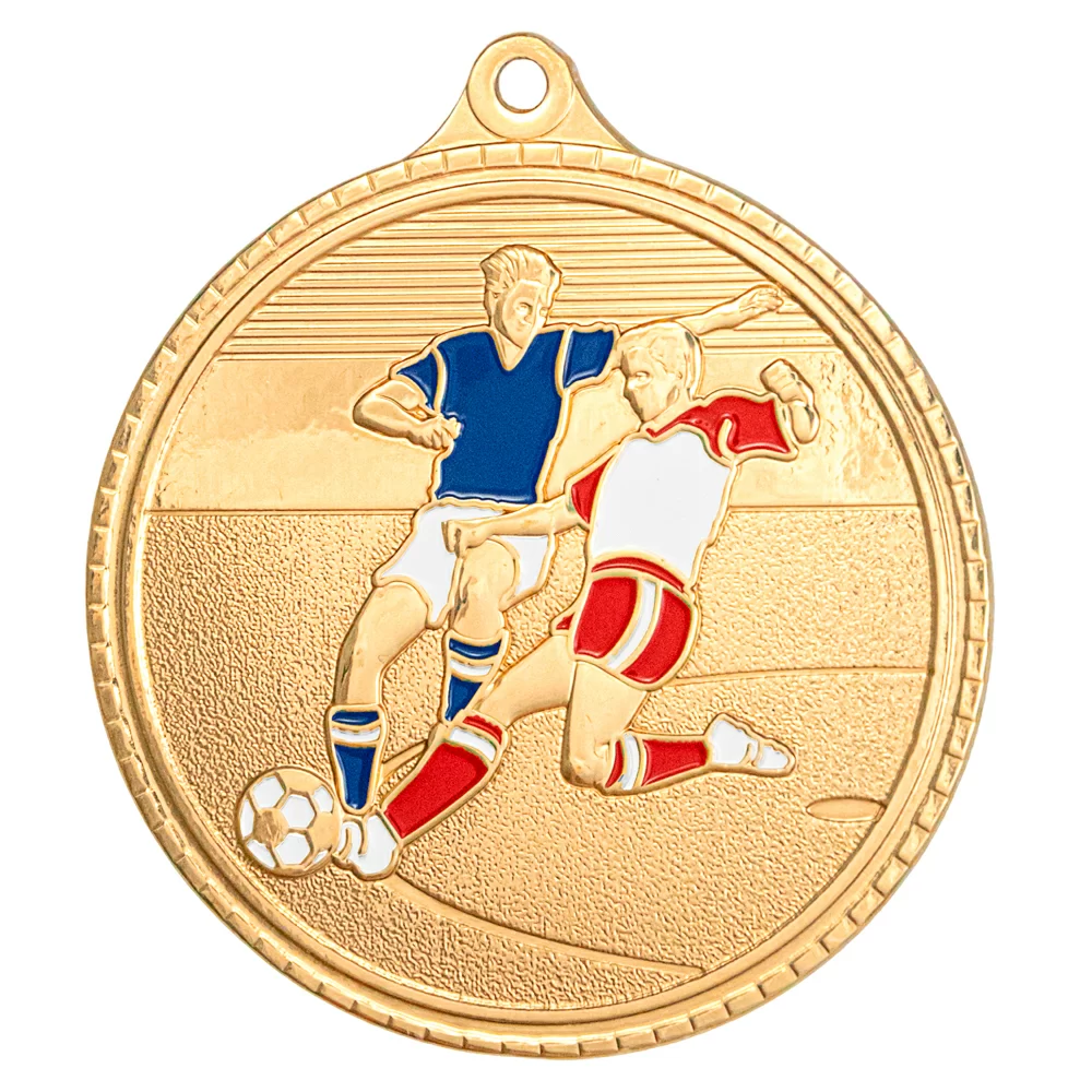Фото Медаль MZP 385-55/В футбол (D-55мм, s-2,5мм) томпак со склада магазина Спортев