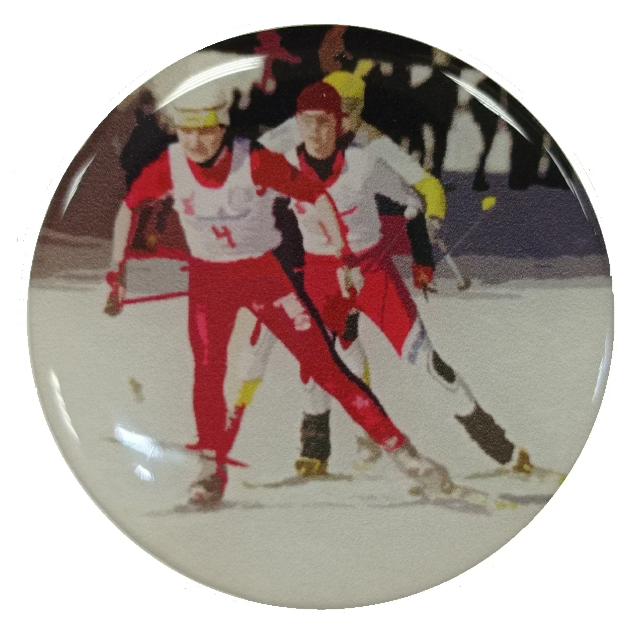 Фото Вставка для медалей заливная 25мм D1 беговые лыжи2 со склада магазина Спортев