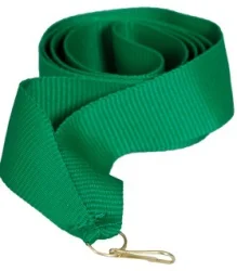 Лента для медали V25-GN зеленая (25 мм)