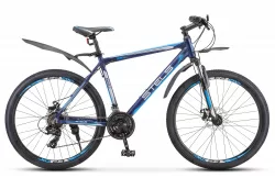 Велосипед Stels Navigator-620 MD 26" (2021) темно-синий V010