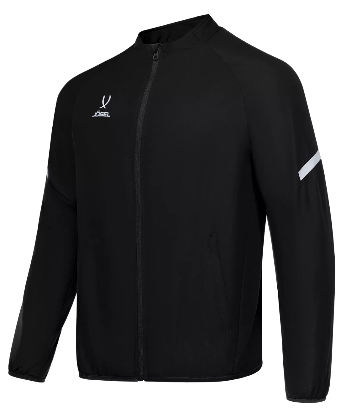 Фото Куртка спортивная CAMP 2 Lined Jacket, черный, детский Jögel со склада магазина Спортев