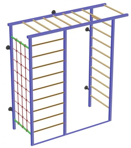 Фото Детский спорт.комплекс мини-П2 160 пристенный со склада магазина Спортев