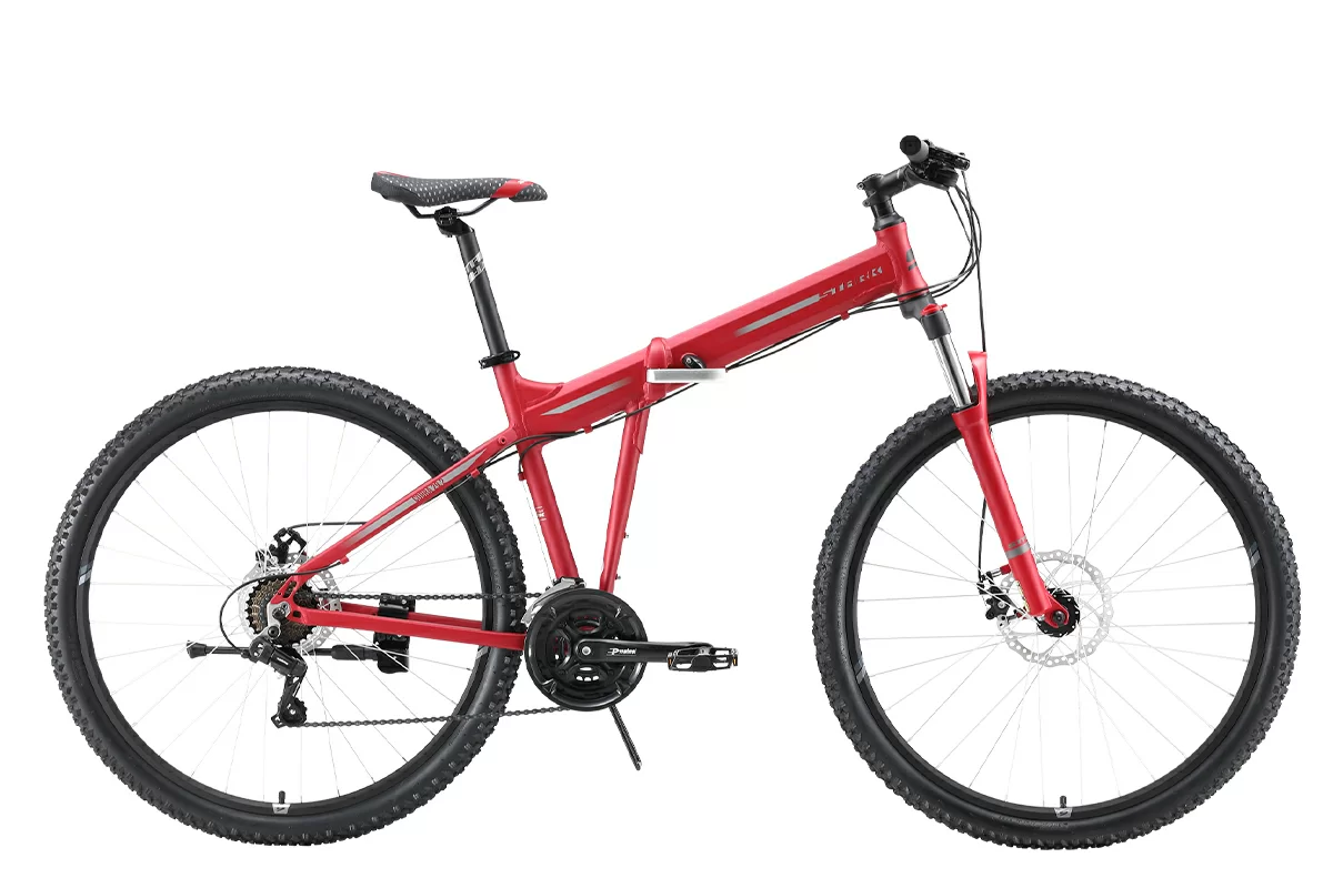 Фото Велосипед Stark Cobra 29.2 D (2023) красный/серый/черный со склада магазина СпортЕВ
