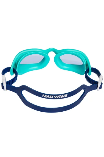 Фото Очки для плавания Mad Wave F Motion бирюзовый M0424 23 0 16W со склада магазина Спортев