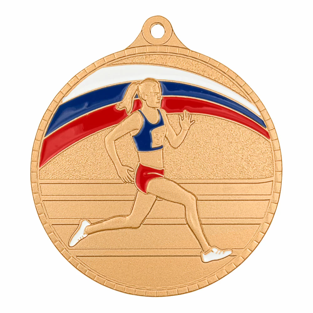 Фото Медаль MZP 393-55/В бег жен (D-55мм, s-2,5 мм) томпак со склада магазина Спортев