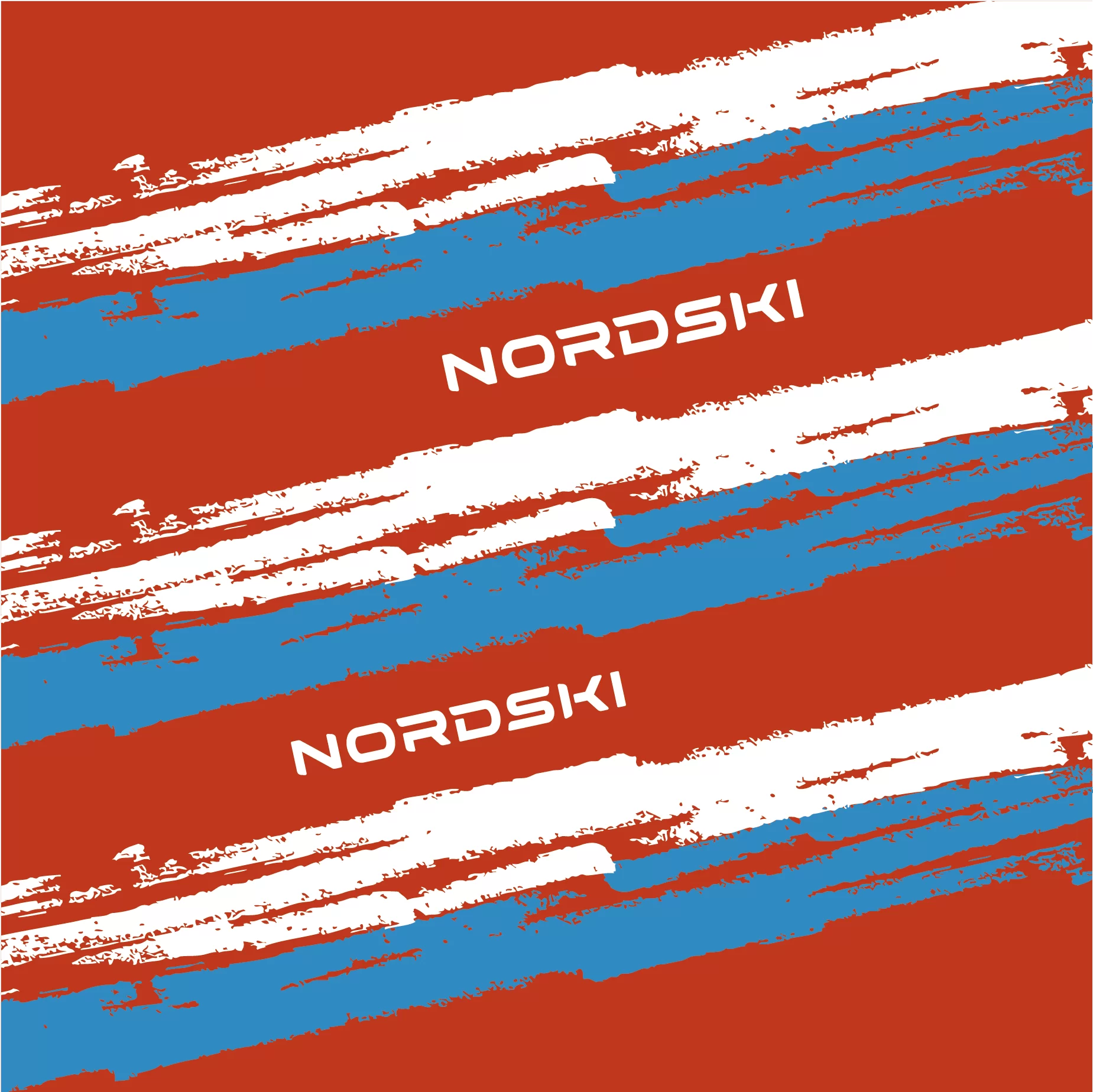 Фото Баф Nordski Stripe red/blue NSV409987 со склада магазина СпортЕВ