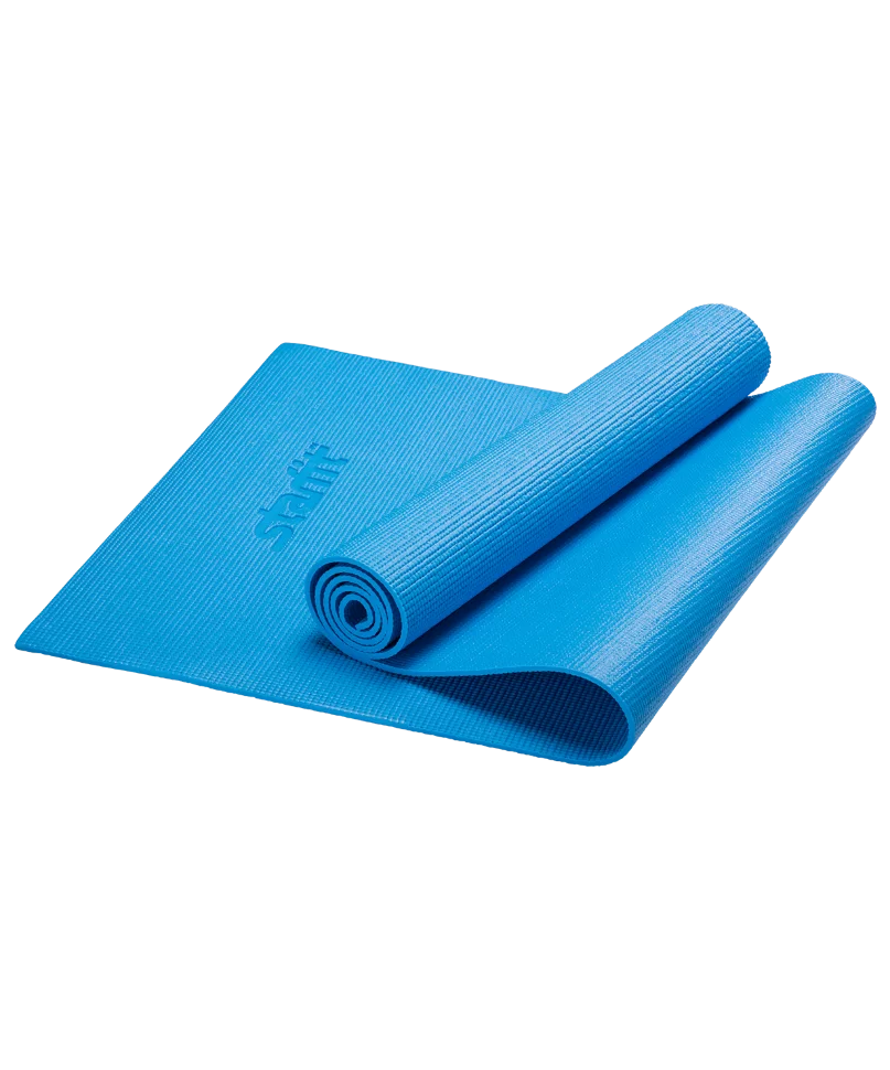 Фото Коврик для йоги 173x61x0,8 см StarFit FM-101 PVC синий 8837 со склада магазина СпортЕВ