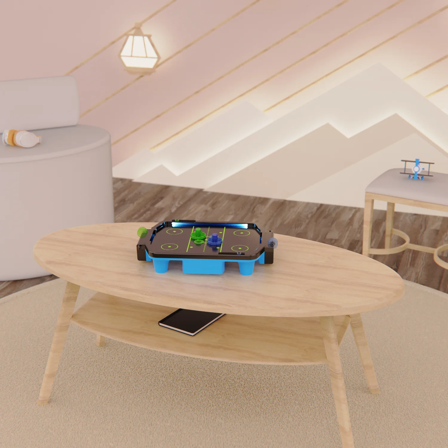 Фото Игровой стол - аэрохоккей DFC SB-AT-2711 со склада магазина Спортев